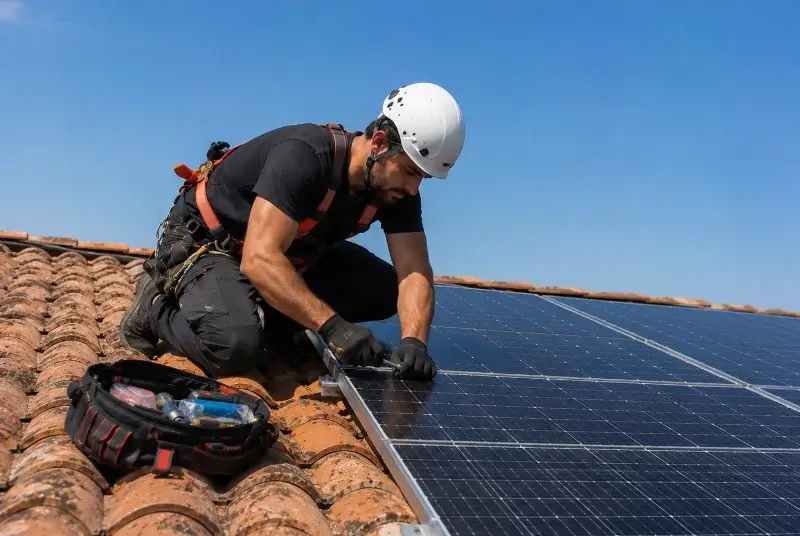 Maintenance et monitoring de panneaux solaires à Paulhac