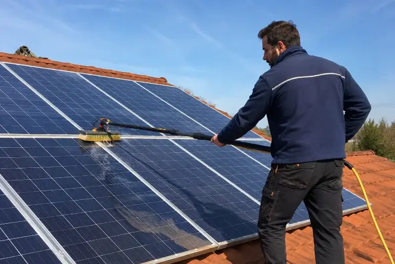 Nettoyage et entretien de panneaux solaires à Paulhac